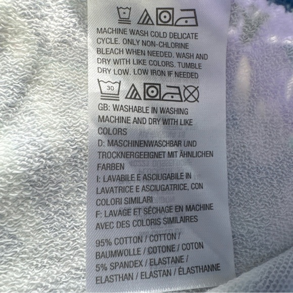 D and Co Active Pull On Sweatpants Blue Tropical & Gray Lot of 2 Size Large L - Picture 6 of 12